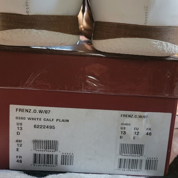 Bally Frenz Men's White Leather Sneakers Sneakers Size 13 US/46 EU USED w/BOX - Picture 3 of 16